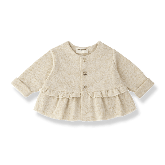 1+ In The Family | Newborn vestje Dinan | Ecru - 