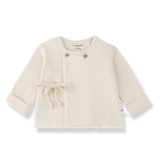 1+ In The Family | Newborn vestje Pessac | Ecru - 