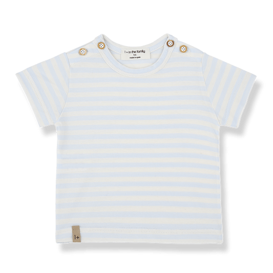 1+ In The Family | T-shirt Jon | Misty Blue - 