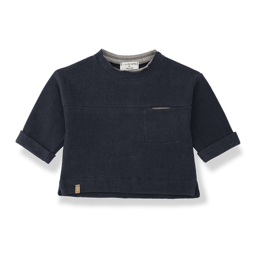 1+ In The Family | Trui Vercelli | Blauw - 