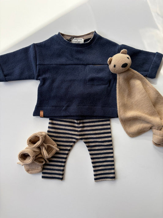 1+ In The Family | Trui Vercelli | Blauw - 