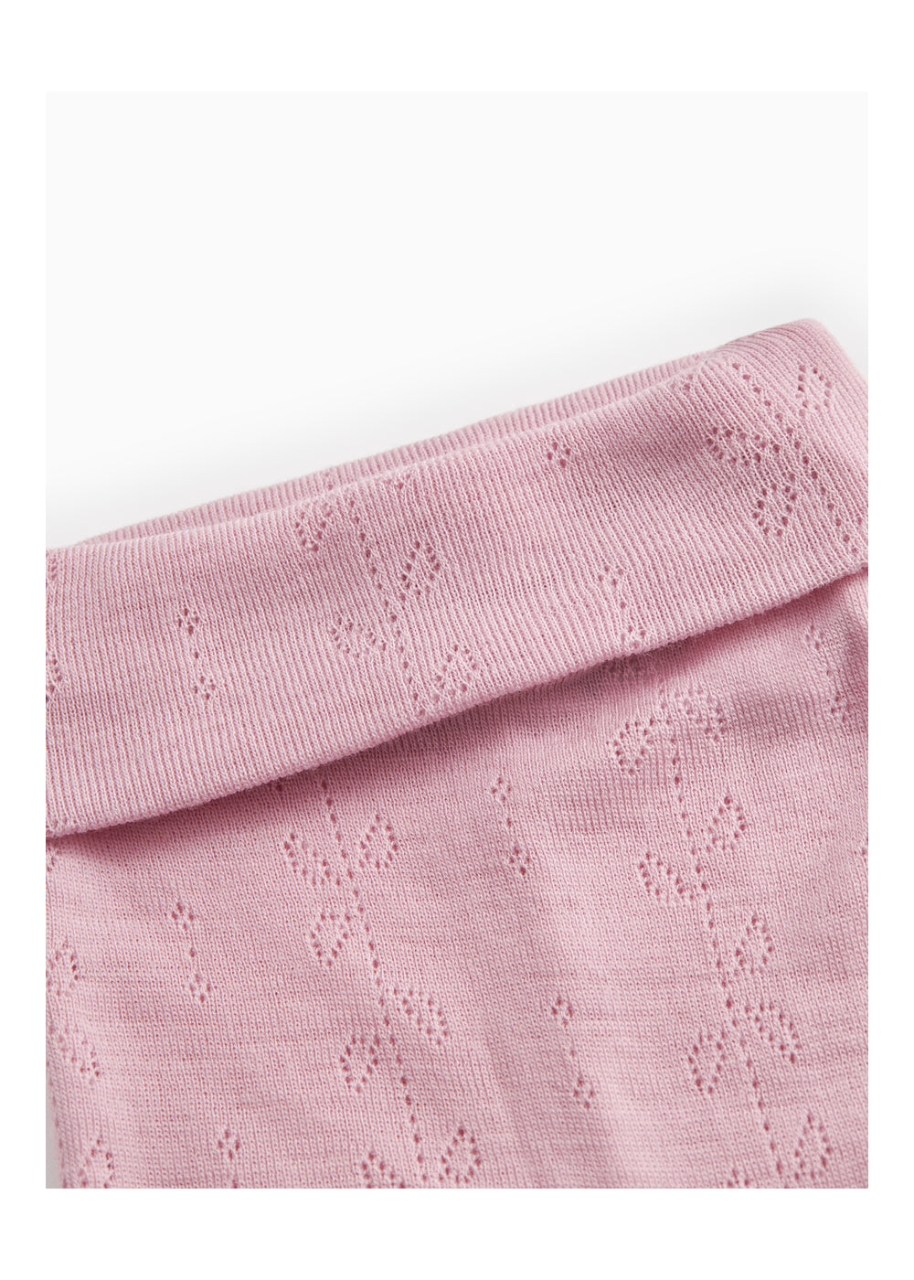 MarMar | Piva Pointelle Broek Wol | Soft Berry