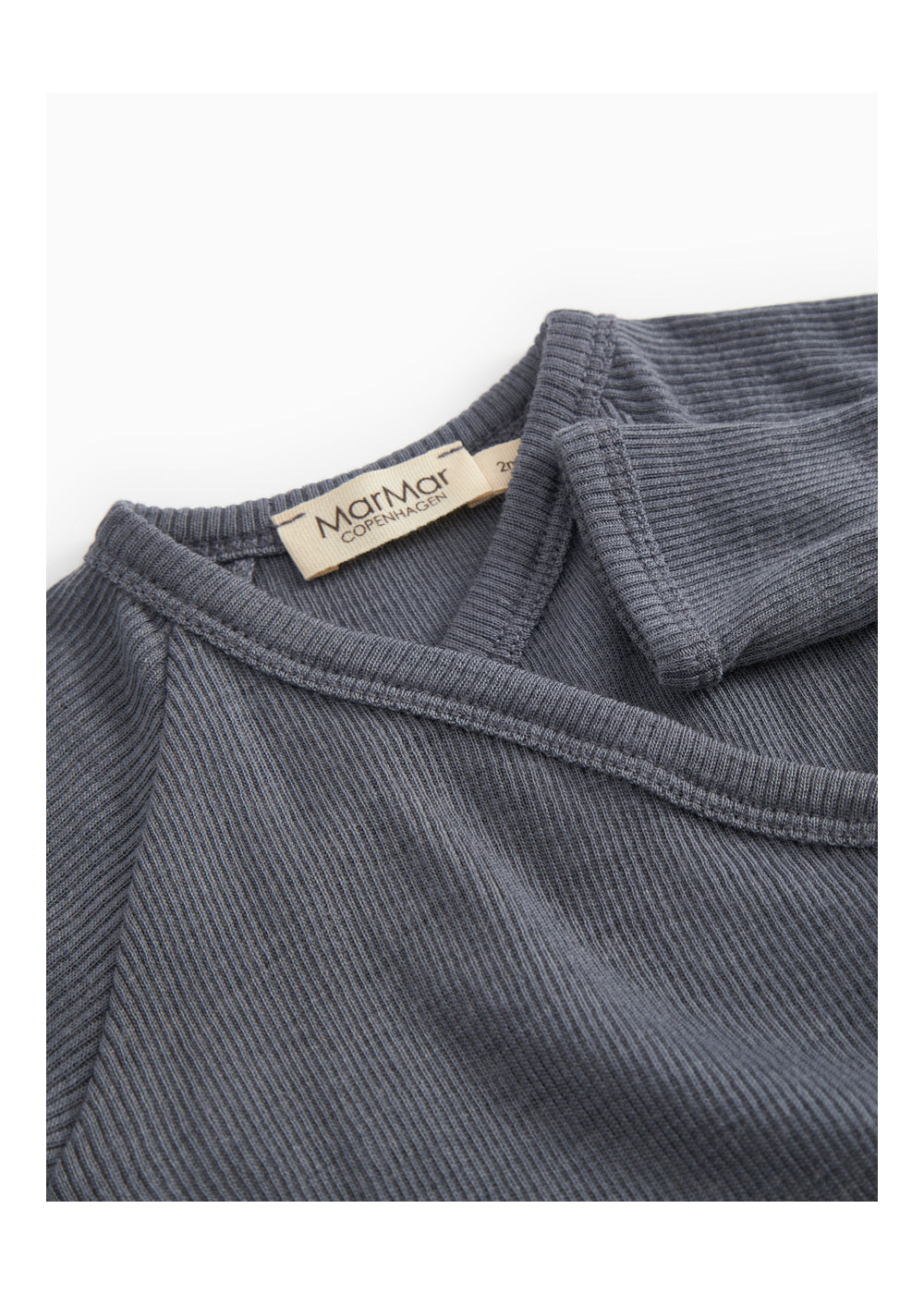 MarMar | Belita Rib Overslagromper Wol | Rainstorm