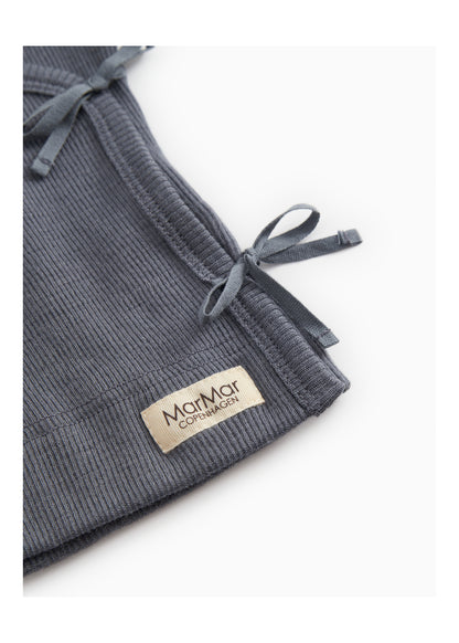 MarMar | Tut Wrap Rib Longsleeve Wol | Rainstorm