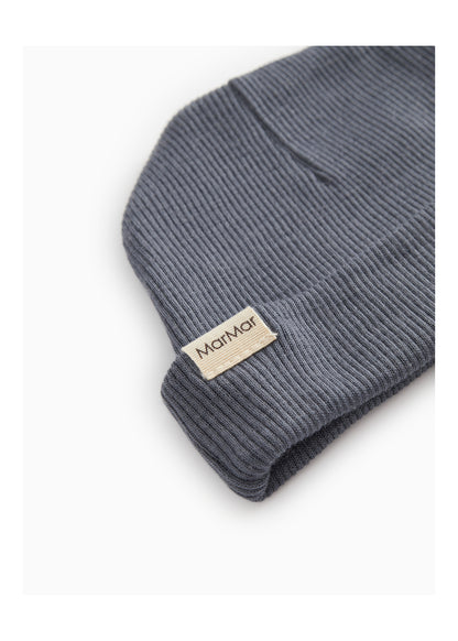 MarMar | Aiko Newborn Rib Muts Wol | Rainstorm