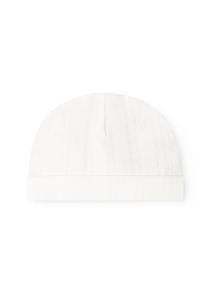 MarMar | Aiko Newborn Muts Pointelle | Gentle White