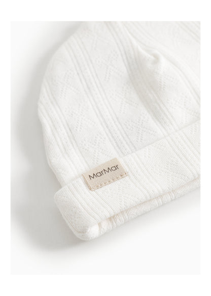 MarMar | Aiko Newborn Muts Pointelle | Gentle White