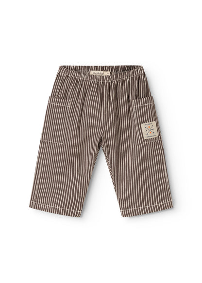 MarMar | Panto Soft Denim | Dark Brownie Stripe