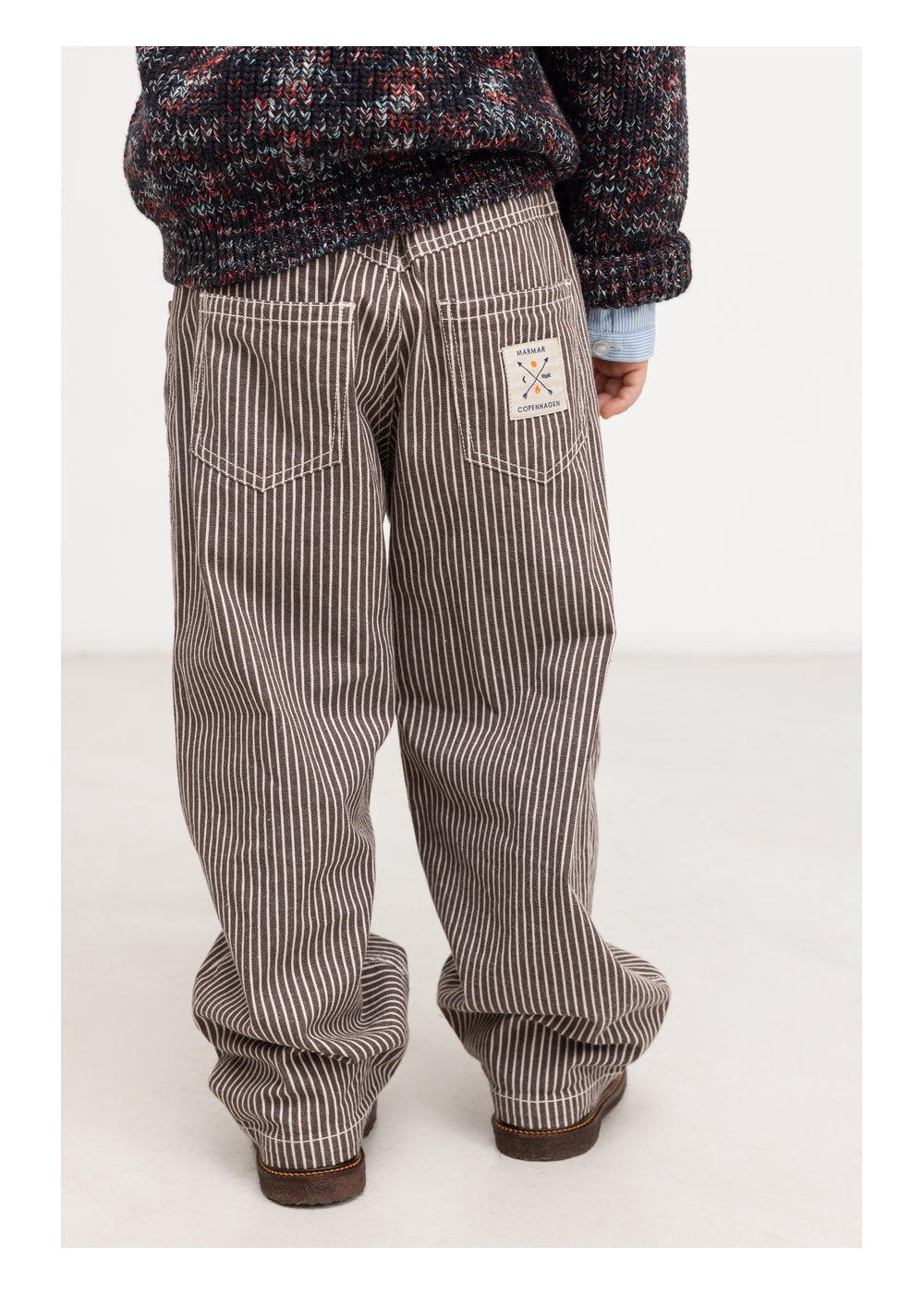 MarMar | Pando Soft Denim | Dark Brownie Stripe