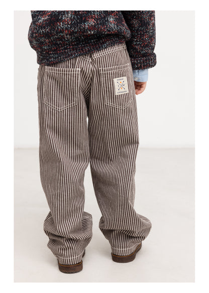 MarMar | Pando Soft Denim | Dark Brownie Stripe