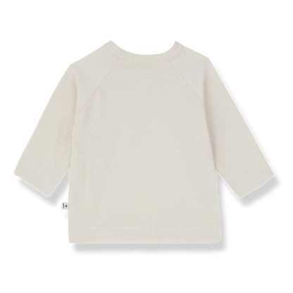 1+ In The Family | Newborn Overslag Longsleeve Elodie | Ecru