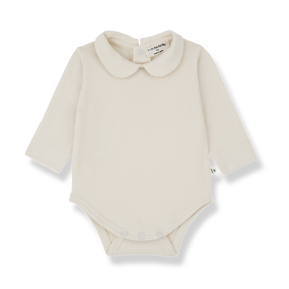 1+ In The Family | Newborn Romper Annette | Ecru