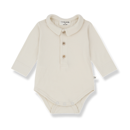 1+ In The Family | Newborn Romper Lyon | Ecru