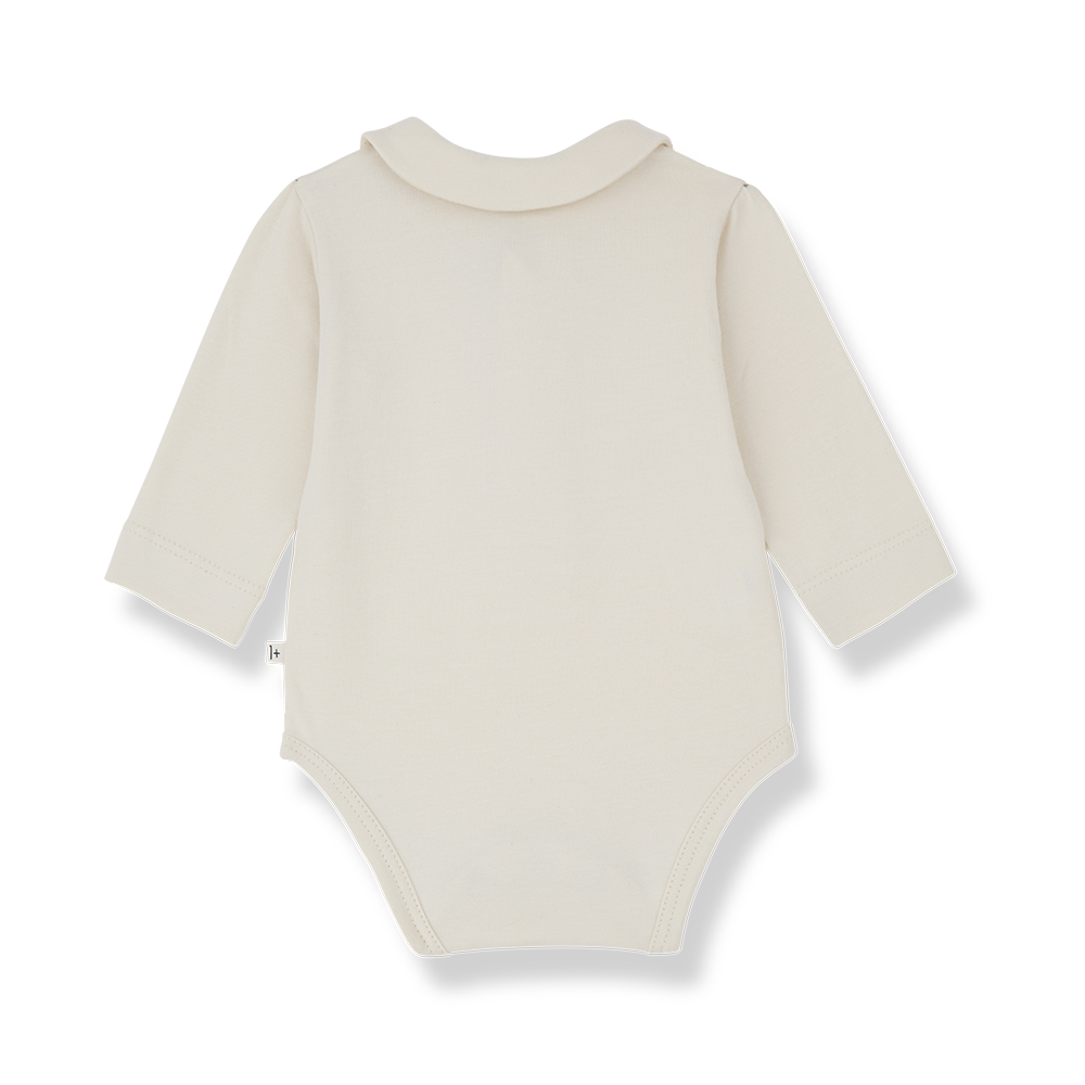 1+ In The Family | Newborn Romper Lyon | Ecru