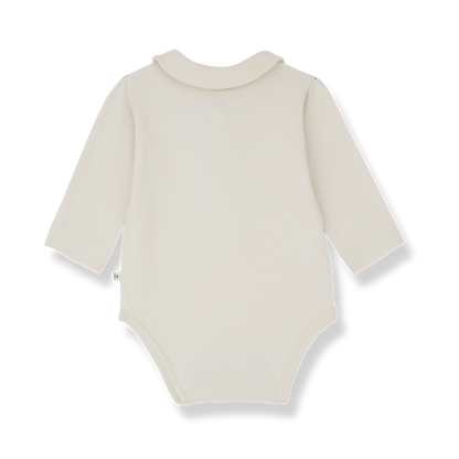 1+ In The Family | Newborn Romper Lyon | Ecru