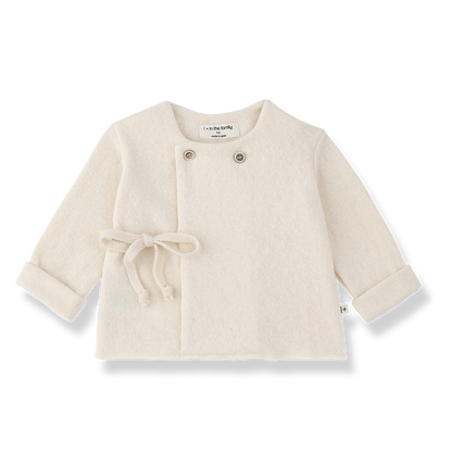 1+ In The Family | Newborn vestje Pessac | Ecru