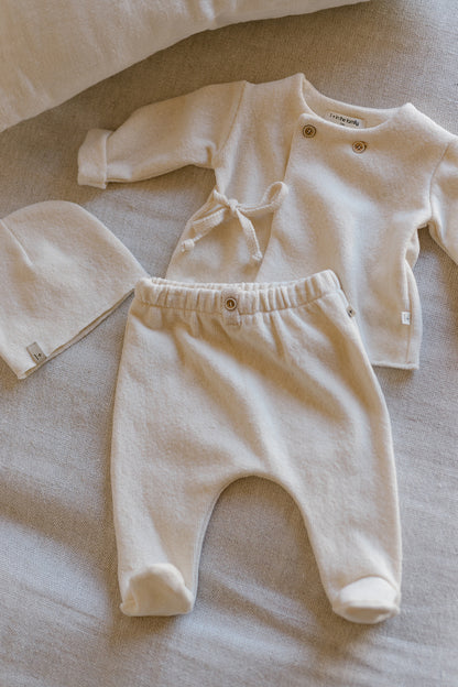1+ In The Family | Newborn vestje Pessac | Ecru