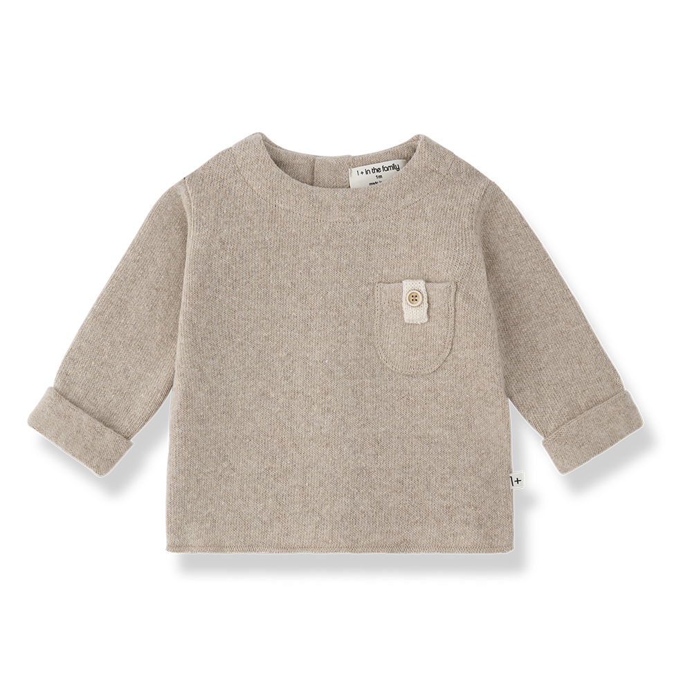 1+ In The Family | Newborn Trui Brantes | Beige
