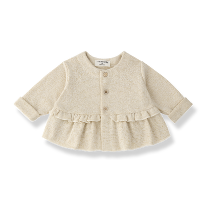 1+ In The Family | Newborn vestje Dinan | Ecru