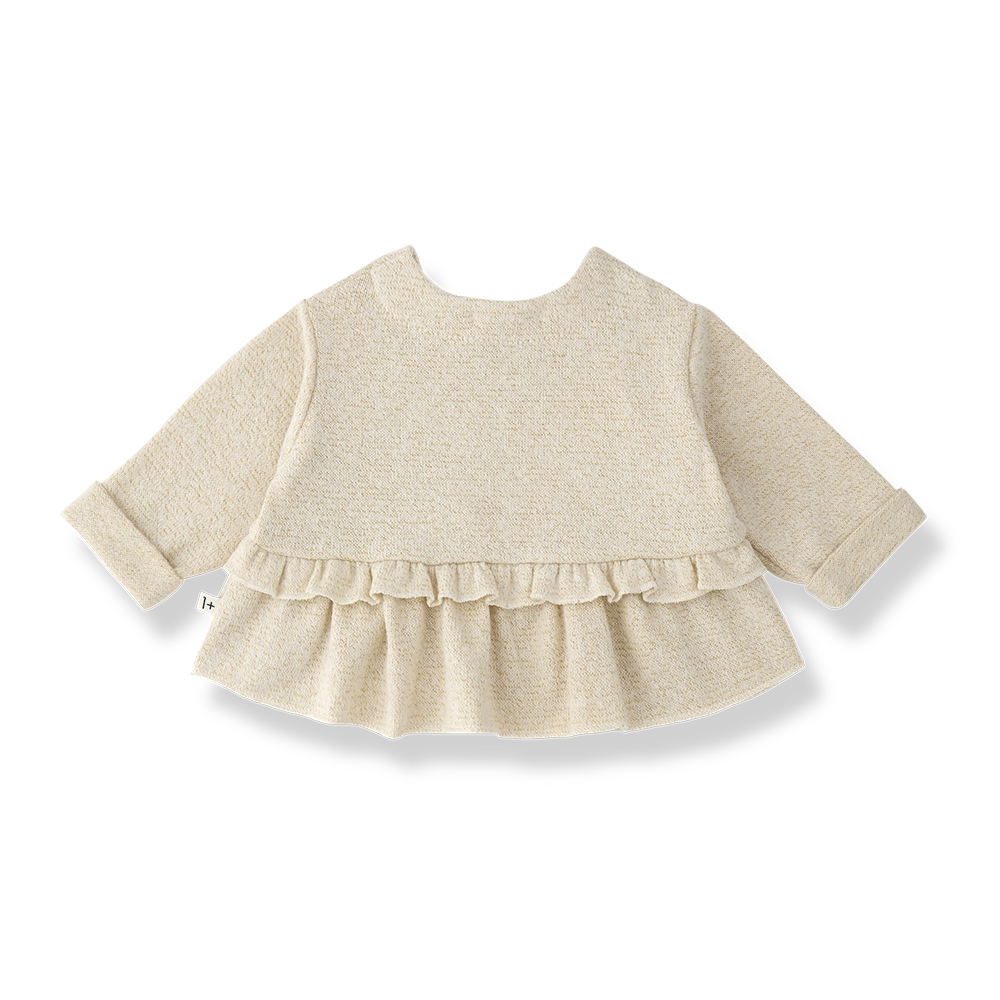 1+ In The Family | Newborn vestje Dinan | Ecru