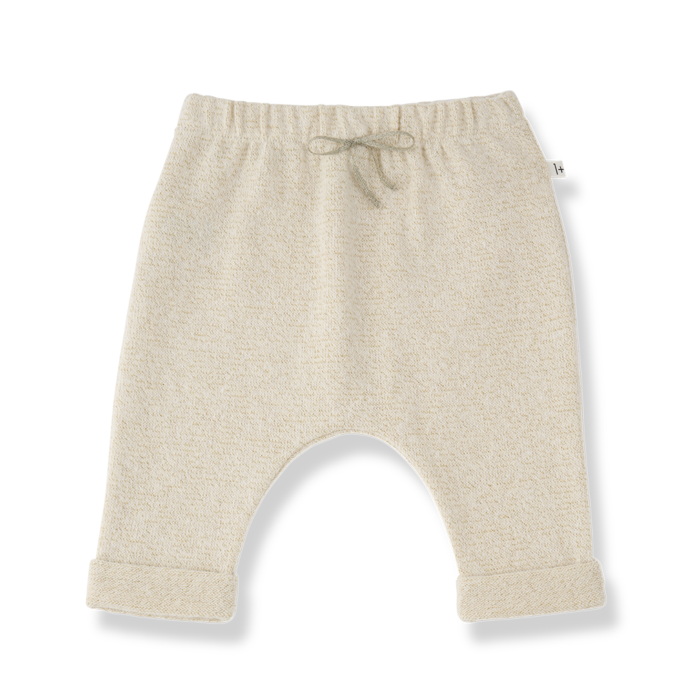 1+ In The Family | Newborn Broek Gordes | Ecru
