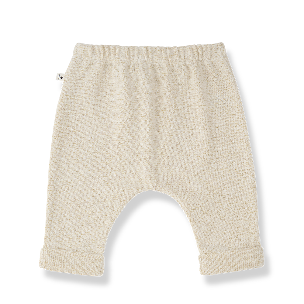 1+ In The Family | Newborn Broek Gordes | Ecru