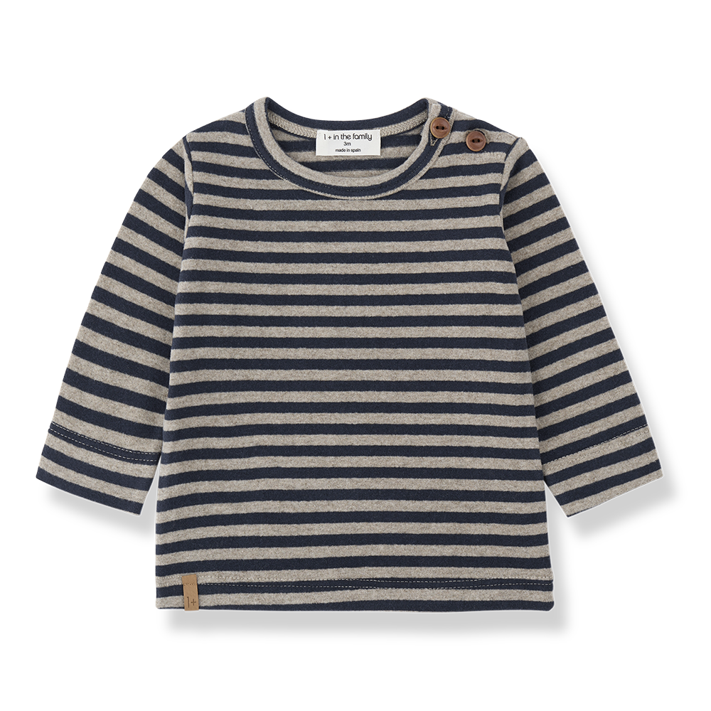 1+ In The Family | Longsleeve Varese | Blauw