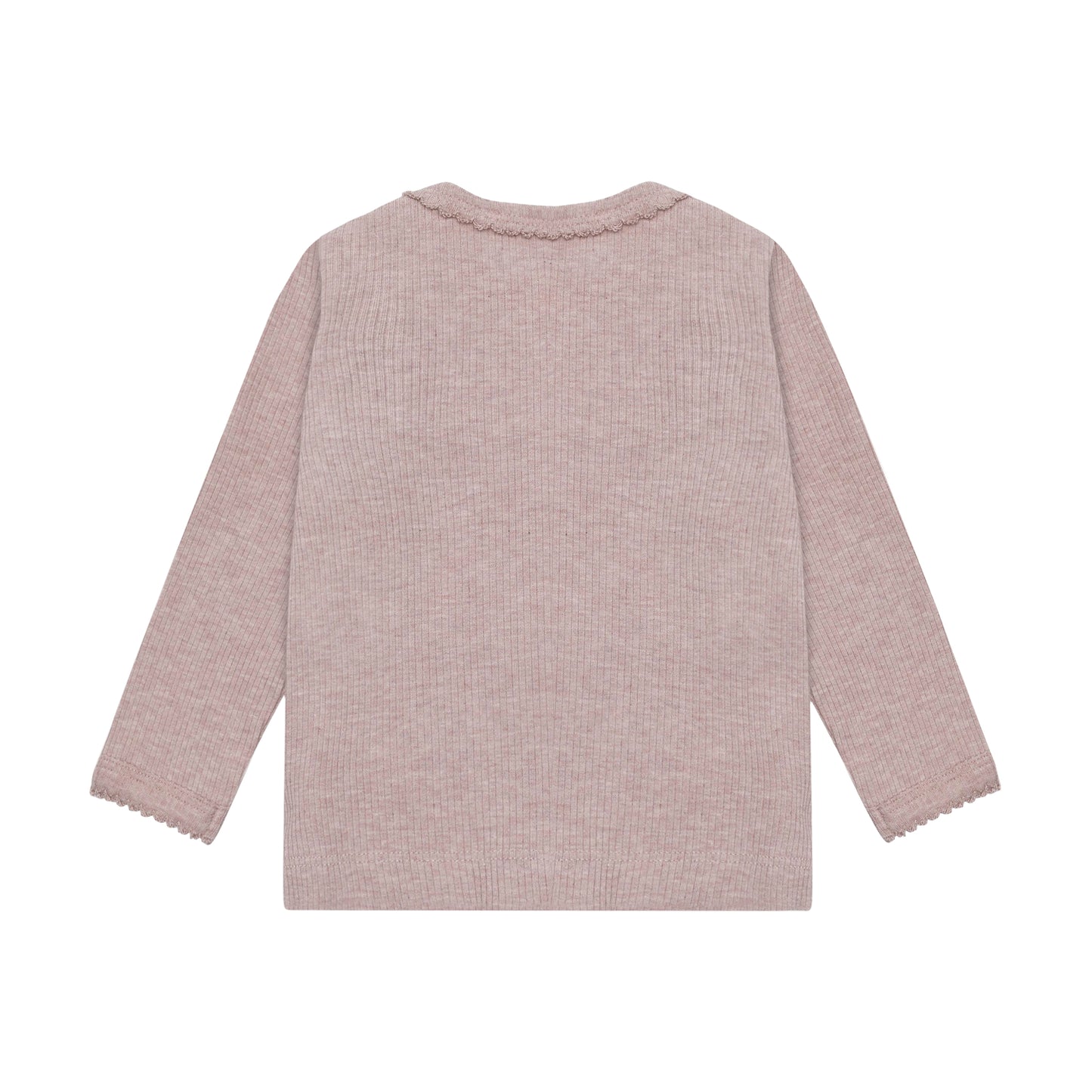 Fixoni | Longsleeve Rib Melange | Roze