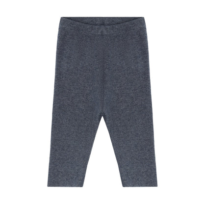 Fixoni | Legging Rib Melange | Donkerblauw