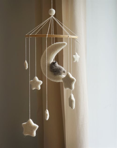 Gamcha | Rabbit Moon Mobiel | Wit