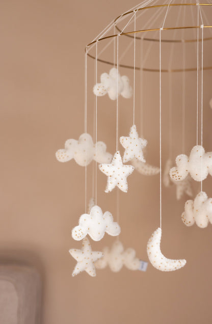 Gamcha | Night Sky Mobiel | Wit