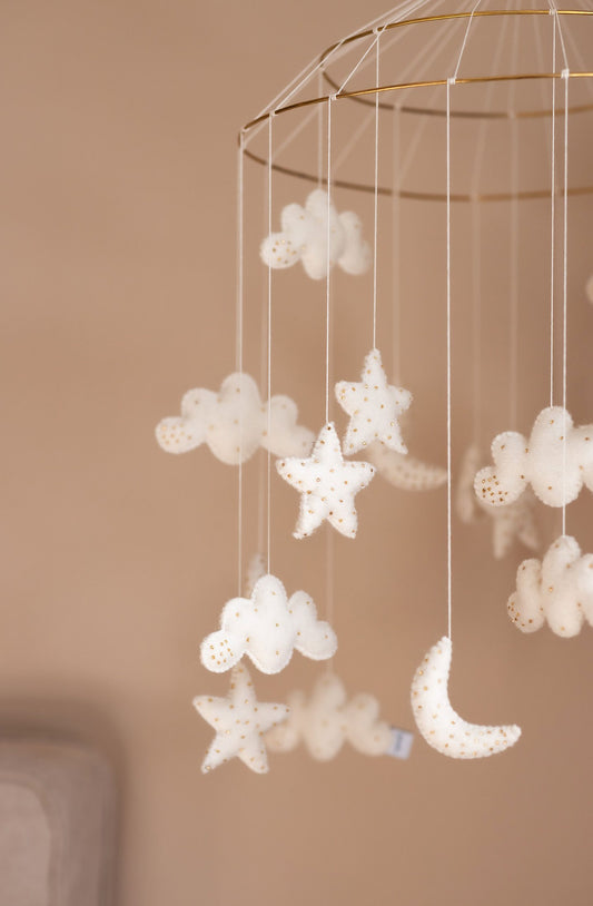 Gamcha | Night Sky Mobiel | Wit