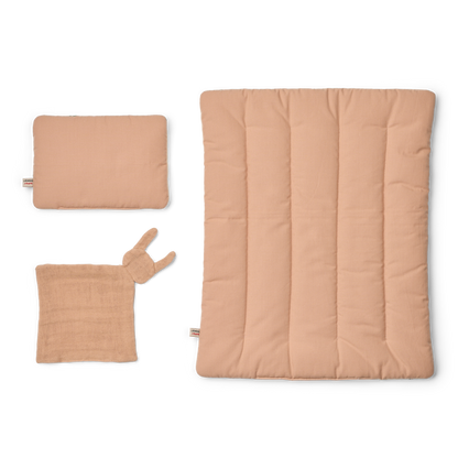 Liewood |Joan Doll Beddengoed Set | Peach/Sea Shell