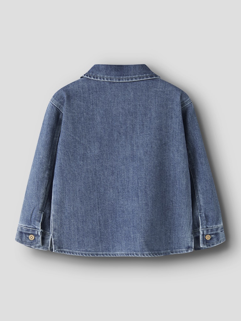 Lil' Atelier | Obello Loose Overshirt | Dark Blue Denim