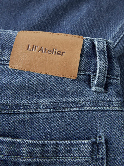 Lil' Atelier | Obello Wide Jeans | Dark Blue Denim