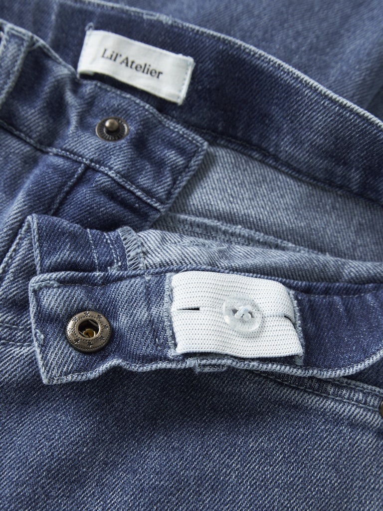 Lil' Atelier | Obello Wide Jeans | Dark Blue Denim