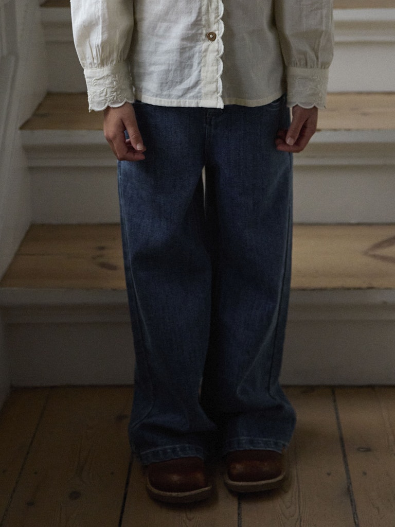 Lil' Atelier | Obello Wide Jeans | Dark Blue Denim