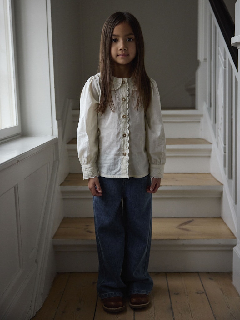 Lil' Atelier | Obello Wide Jeans | Dark Blue Denim