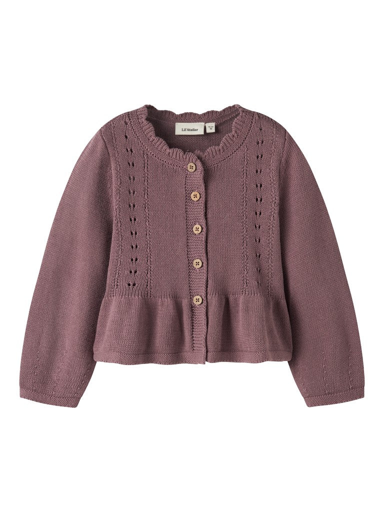 Lil' Atelier | Ramla Gebreid Vest | Rose Taupe