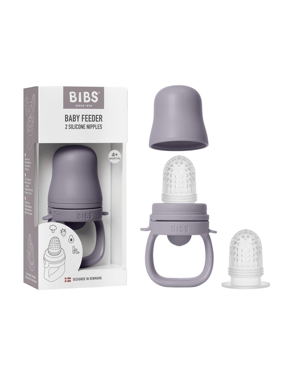BIBS | Baby Feeder | Fossil Grey - 5713795261949