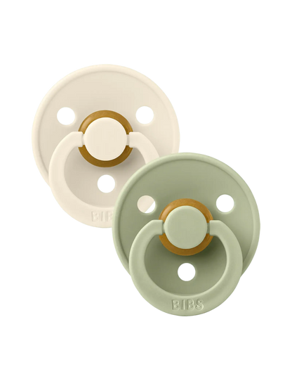 BIBS | Colour Fopspeen 2-pack | Ivory Sage | Maat 1