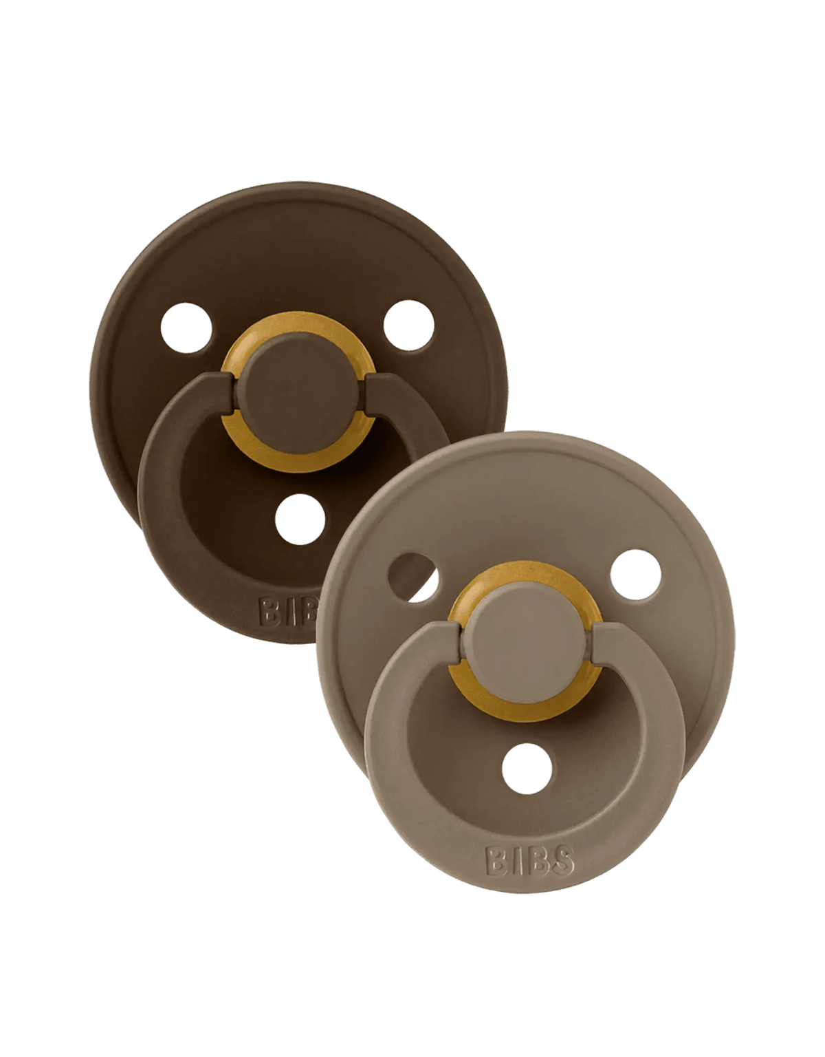 BIBS | Colour Fopspeen 2-pack | Mocha/Dark Oak - 