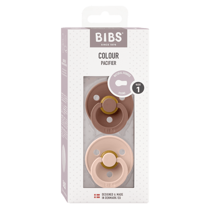 BIBS | Colour Fopspeen 2 - pack | Woodchuck / Blush | Maat 3 - 