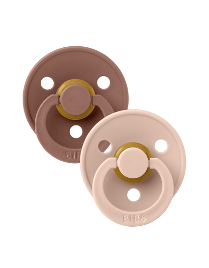 BIBS | Colour Fopspeen 2-pack | Woodchuck/Blush - 
