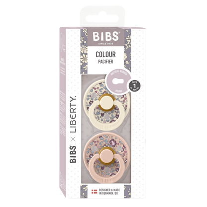 BIBS | Studio x Liberty Eloise Fopspeen 2 - pack | Blush Mix | Maat 2 - 