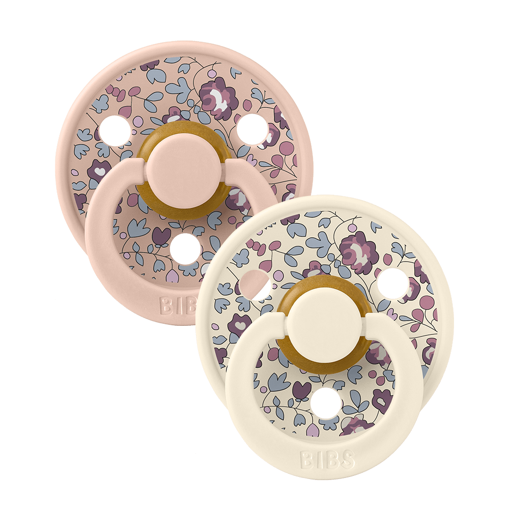 BIBS | Studio x Liberty Eloise Fopspeen 2 - pack | Blush Mix | Maat 2 - 