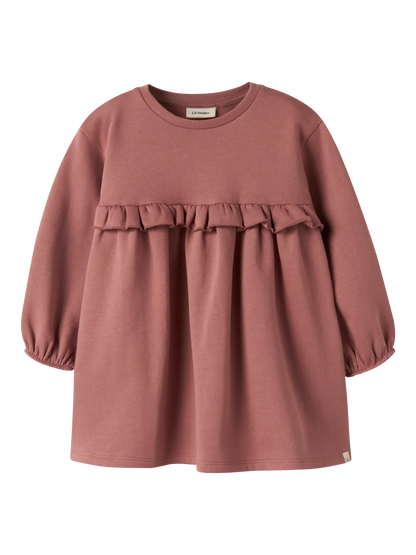 Lil'Atelier | Kilano Loose Sweat Dress | Withered Rose