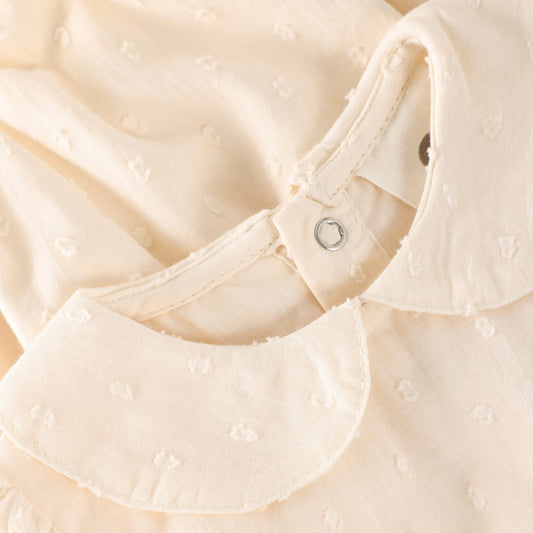 En Fant | Dobby Romper | Eggnog - 5713438691393