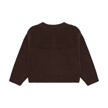 En Fant | Gebreid Vestje | Chestnut - 5713438919954