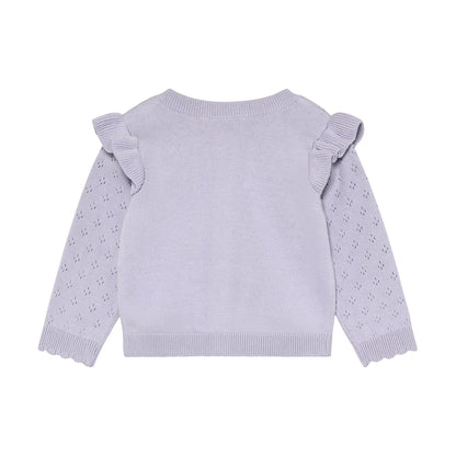 En Fant | Gebreid Vestje | Purple Heather - 5713438693069